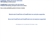 Tablet Screenshot of crawltrack.fr